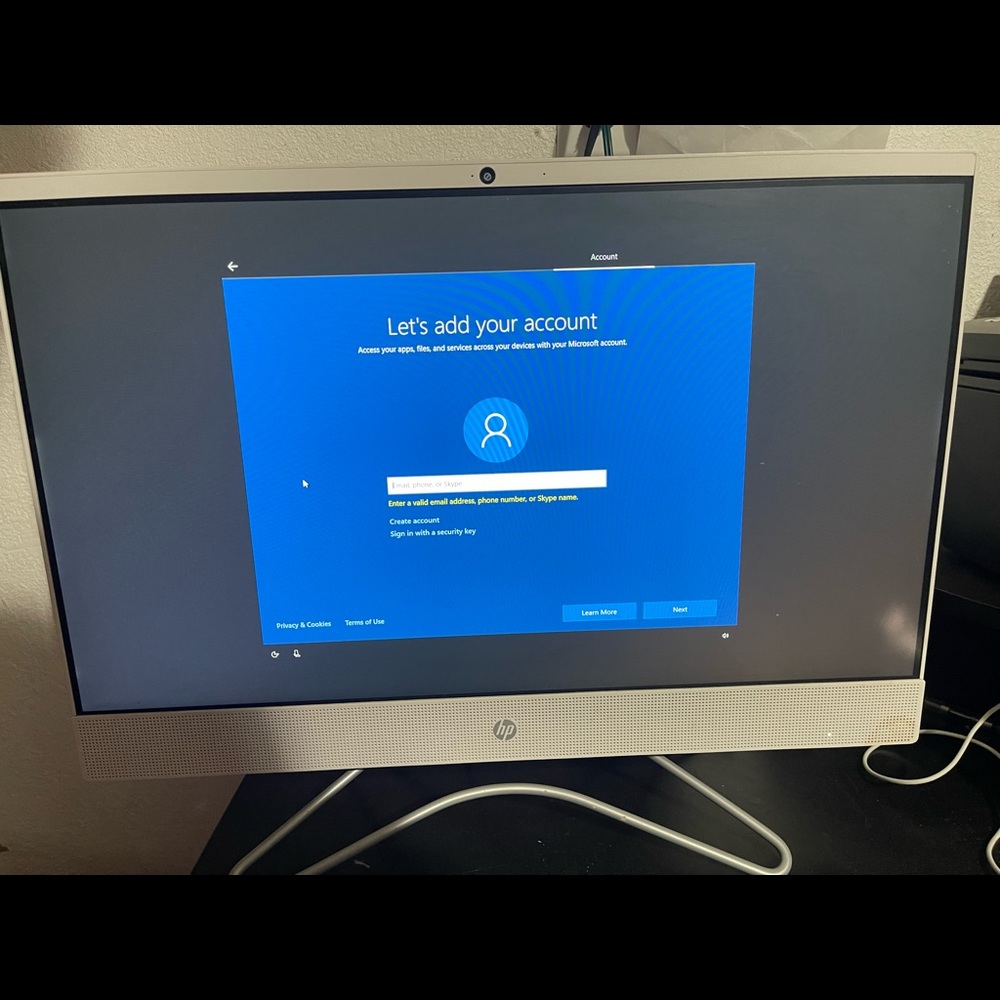 ALL IN ONE HP DESKTOP!